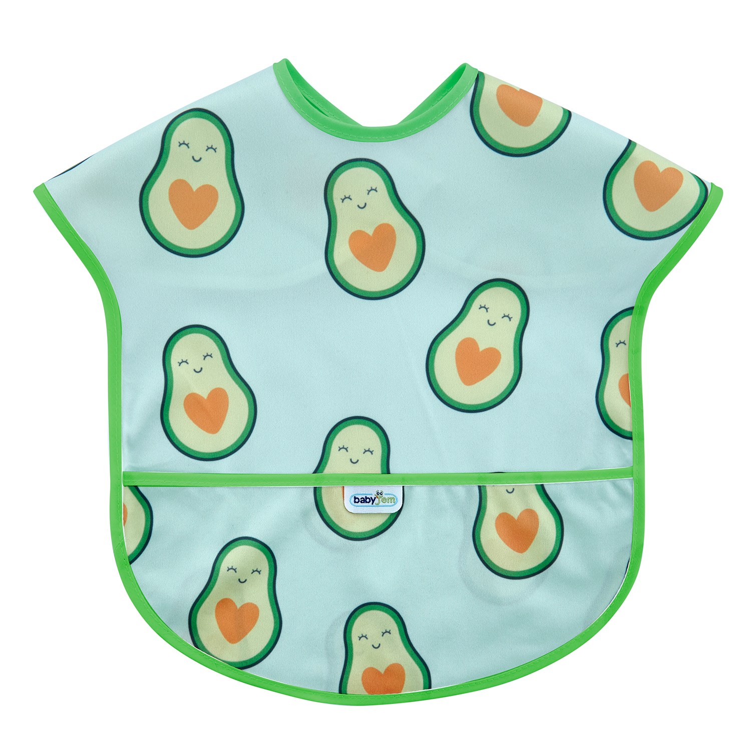 Babyjem Baskılı Kollu Mama Önlüğü 788 Yeşil