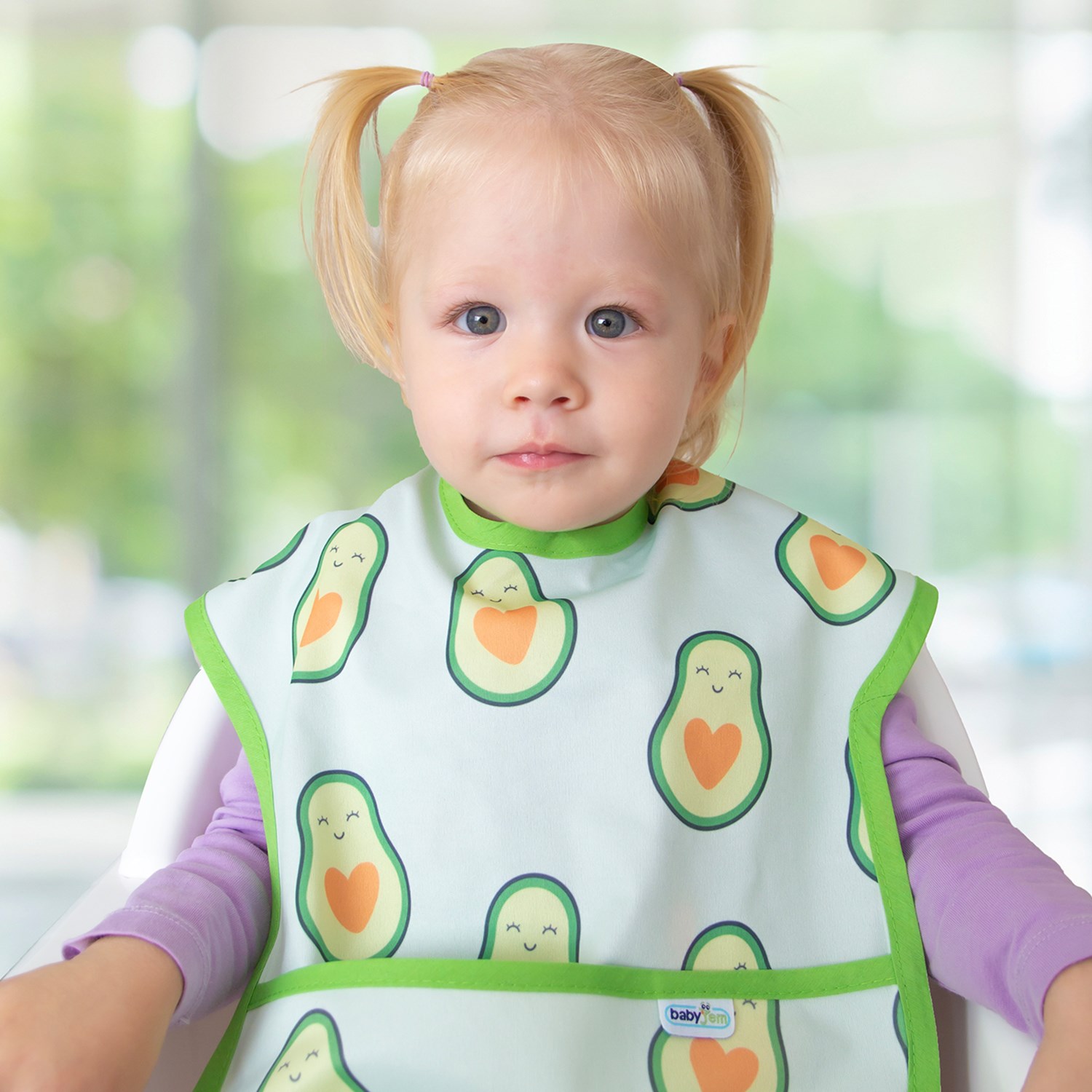 Babyjem Baskılı Kollu Mama Önlüğü 788 Yeşil