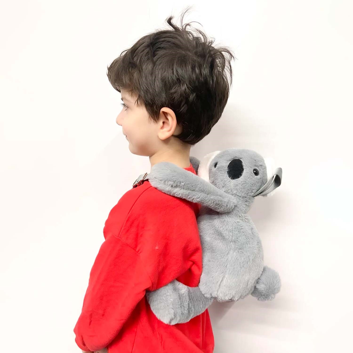 Babyjem Peluş Sırt Çantası 794 Gri
