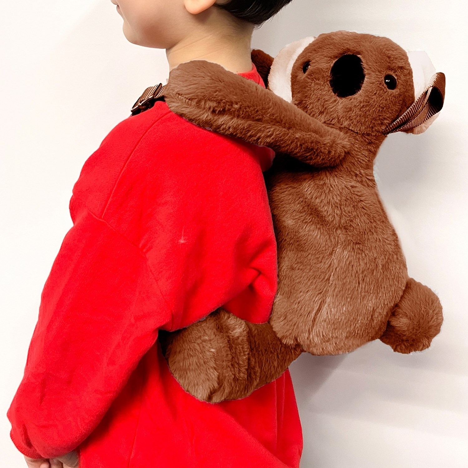 Babyjem Peluş Sırt Çantası 794 Kahverengi