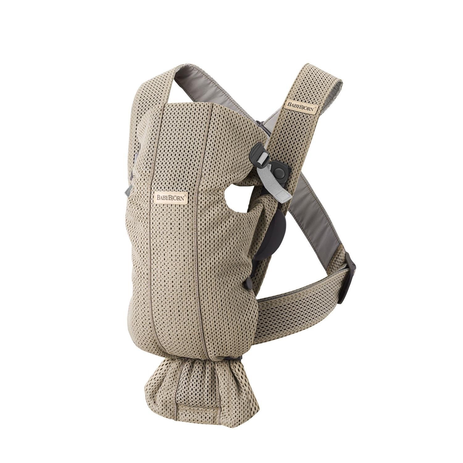 BabyBjörn Kanguru Mini 3D Mesh Grey Beige