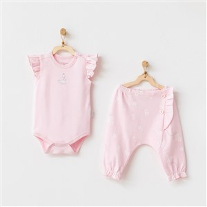 Andywawa 2'li Bebek Takımı AC21814R Pembe