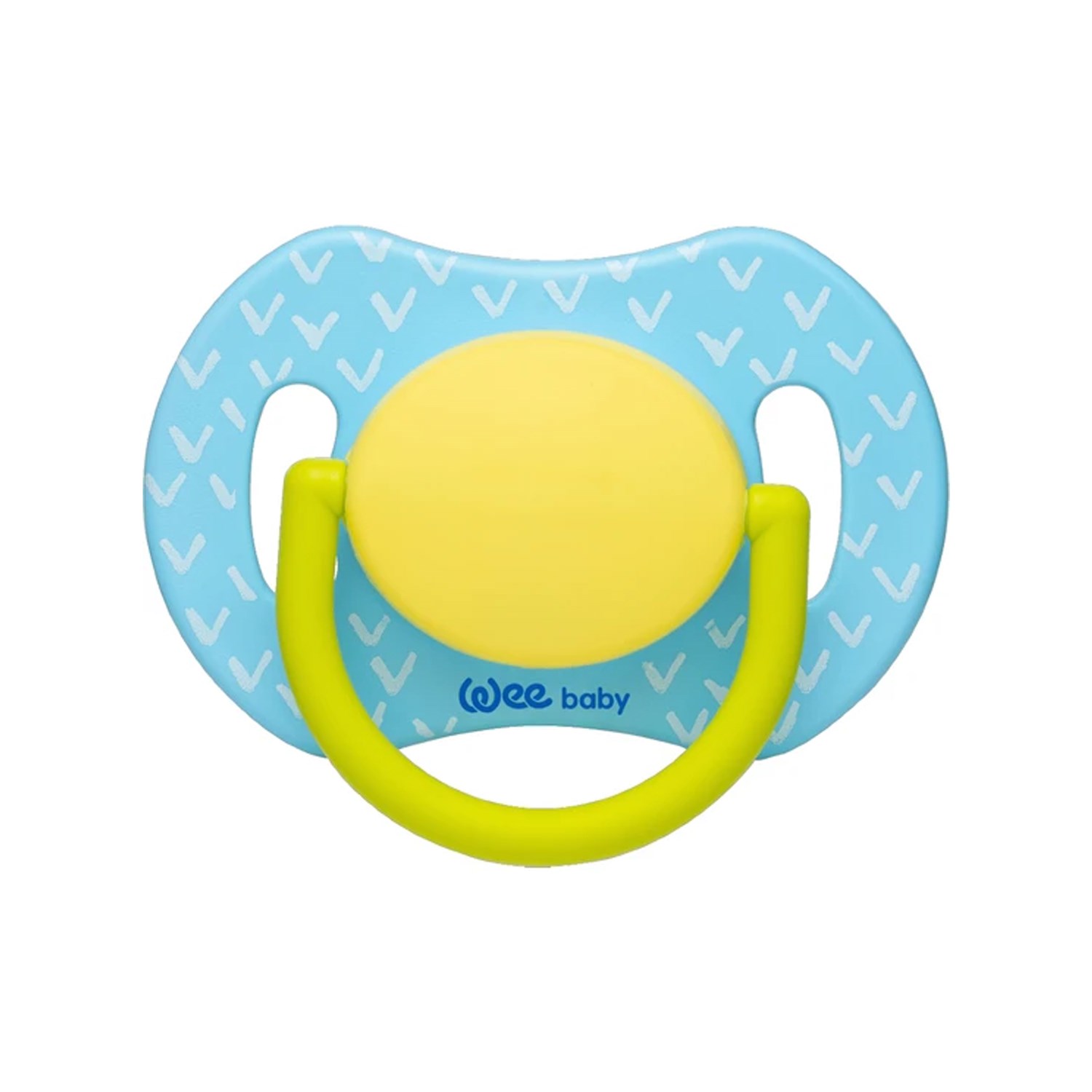 Wee Baby Joy Simetrik Uçlu Emzik No:2 6-18 Ay 786 Mavi