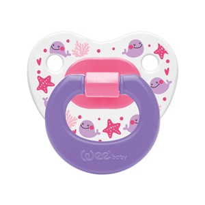 Wee Baby Desenli Damaklı Emzik No:3 18+ Ay 835 Mor