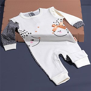 Tiffany Baby Eyelash Theme Bebek Tulumu 1404 Füme