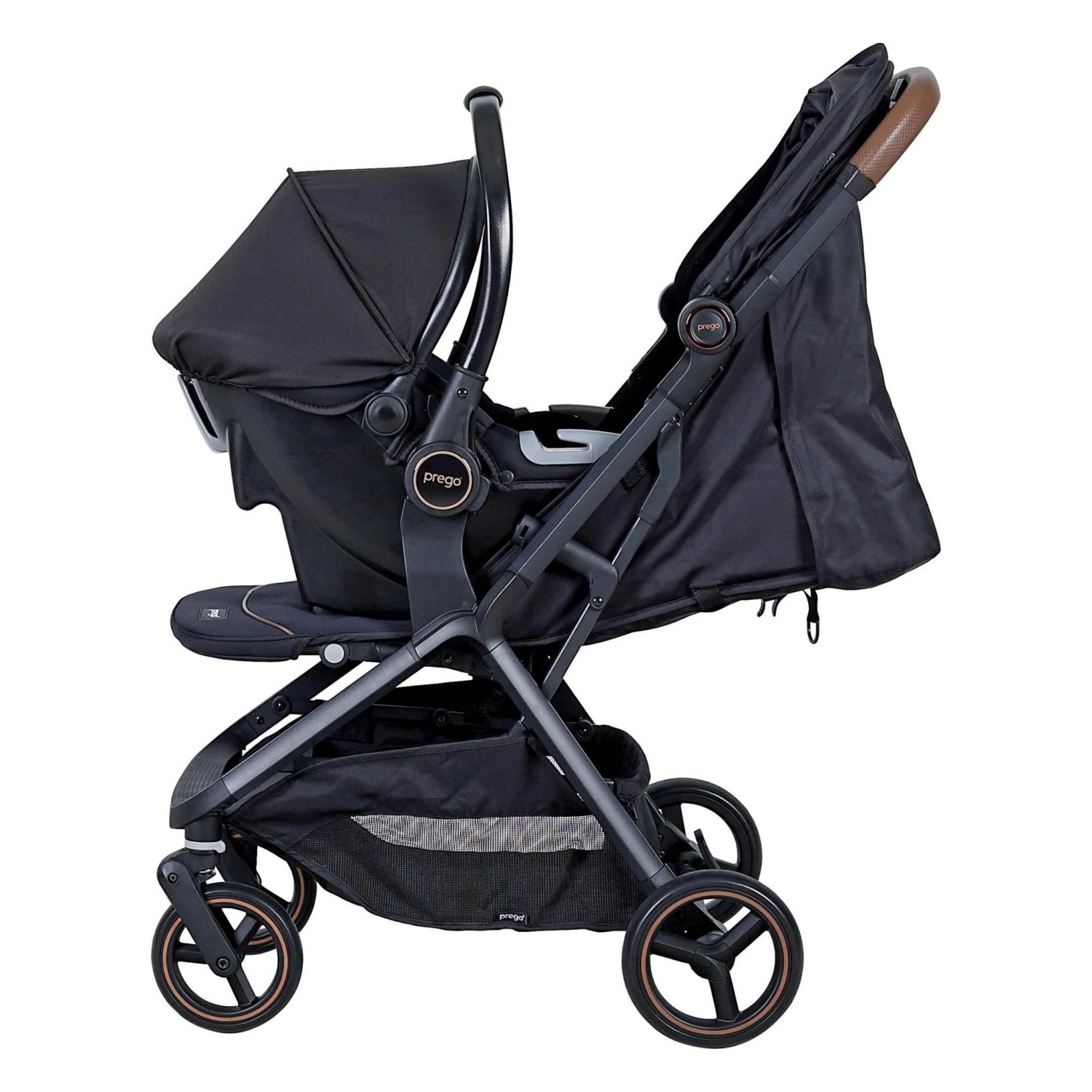 Prego Smart Fold Bebek Arabası 2026 Siyah