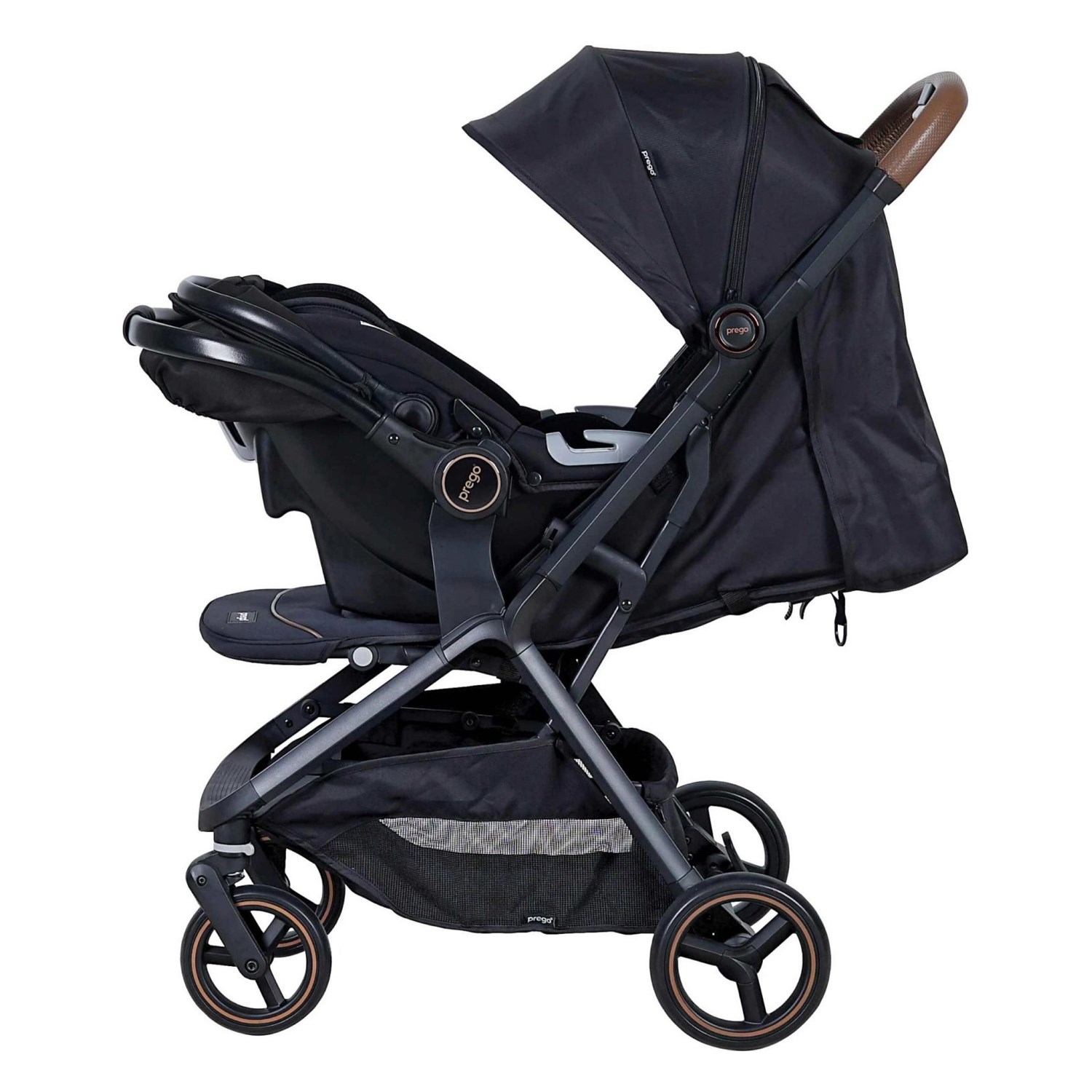 Prego Smart Fold Bebek Arabası 2026 Siyah