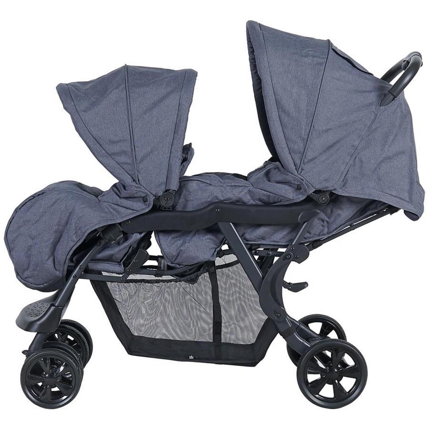 Sunny Baby Arwen İkiz Bebek Arabası 9032 Füme