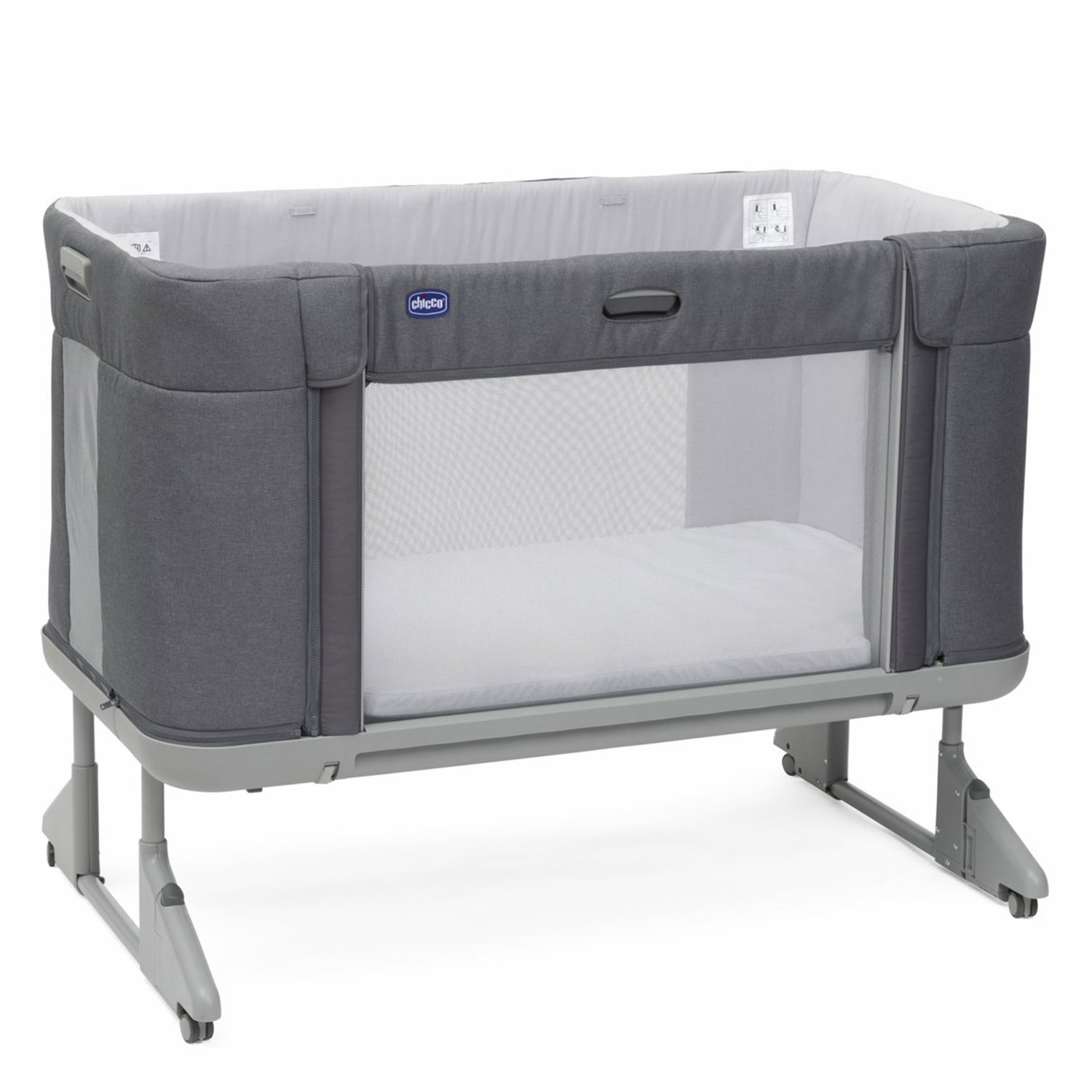 Chicco Next2Me Forever Anne Yanı Beşik Slate Grey