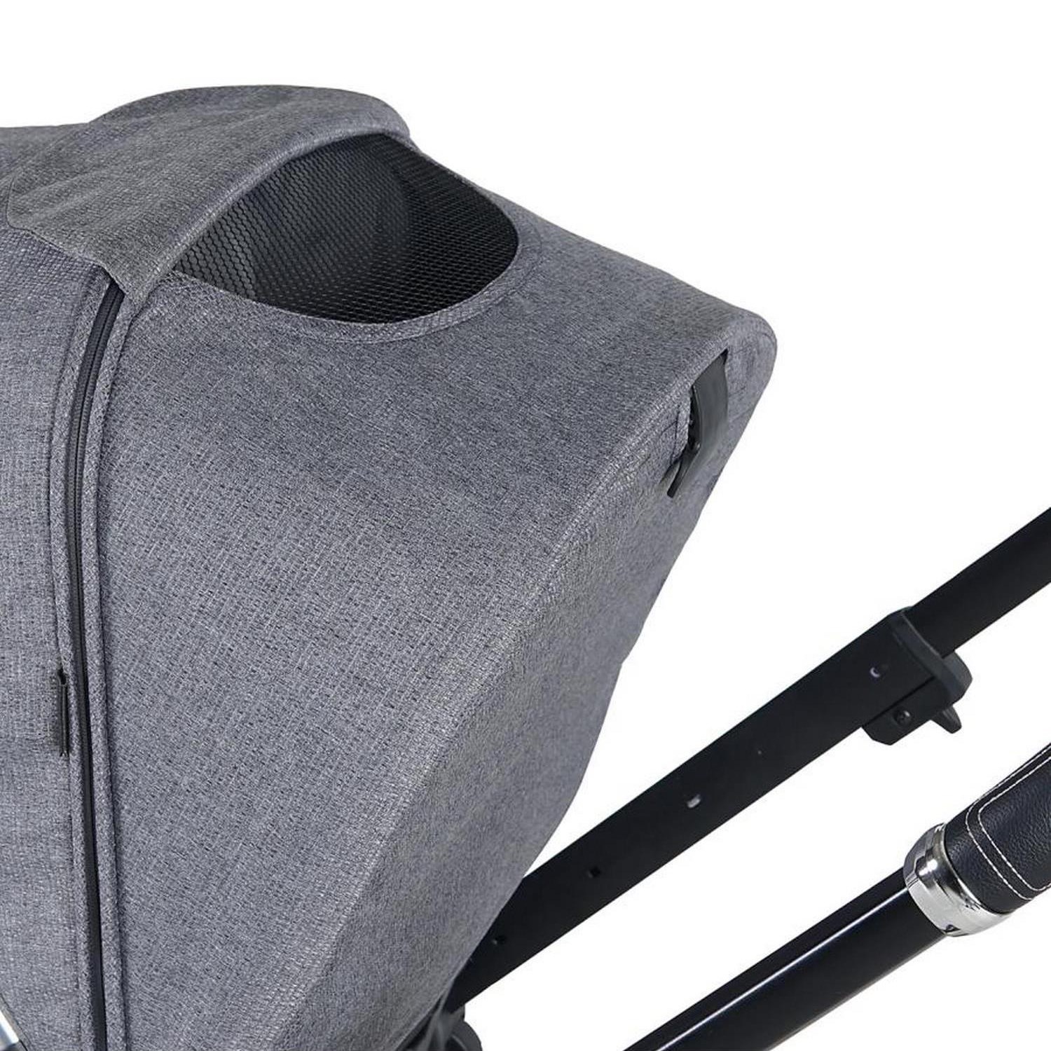Prego İbiza Plus Travel Sistem İkiz Bebek Arabası 2223 Gri