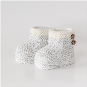 Andywawa Knit Booties Bebek Triko Patik AC23206 Mavi