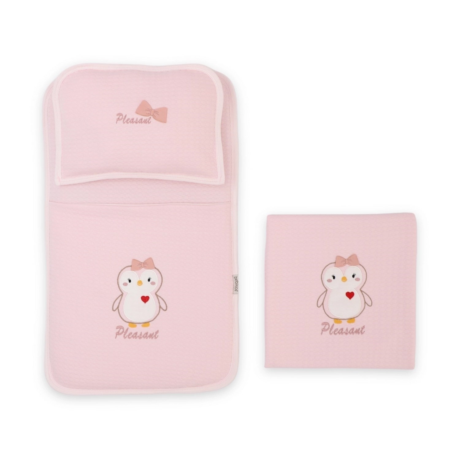 Bebitof Sevimli Penguen Bebek Alt Açma 50042 Pembe