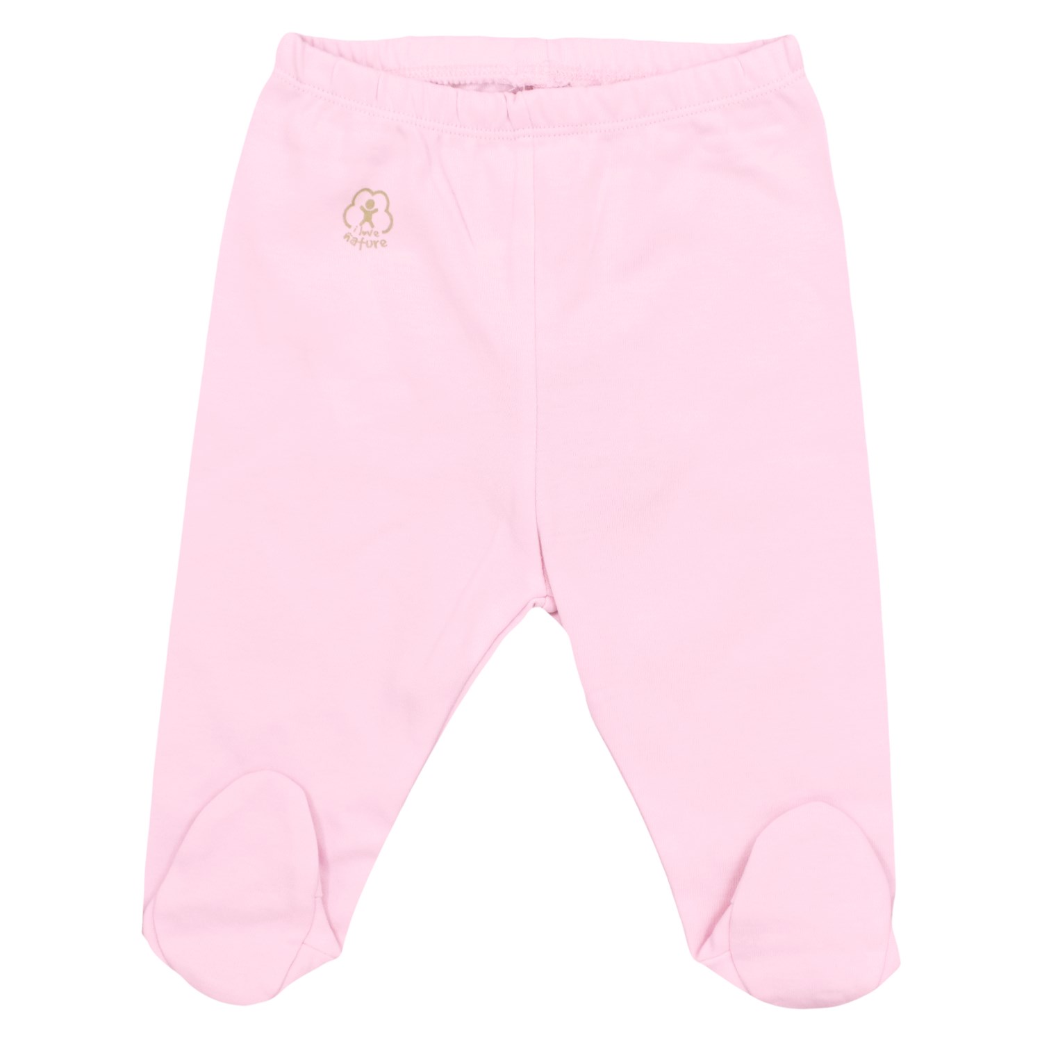 Biorganic Basic Nature Patikli Bebek Pantolonu 57762 Pembe