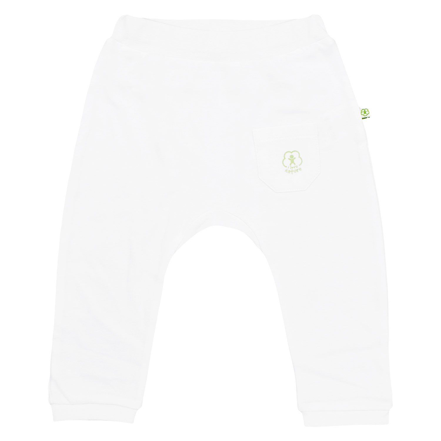 Biorganic Basic Nature Patiksiz Bebek Pantolonu 57763 Beyaz