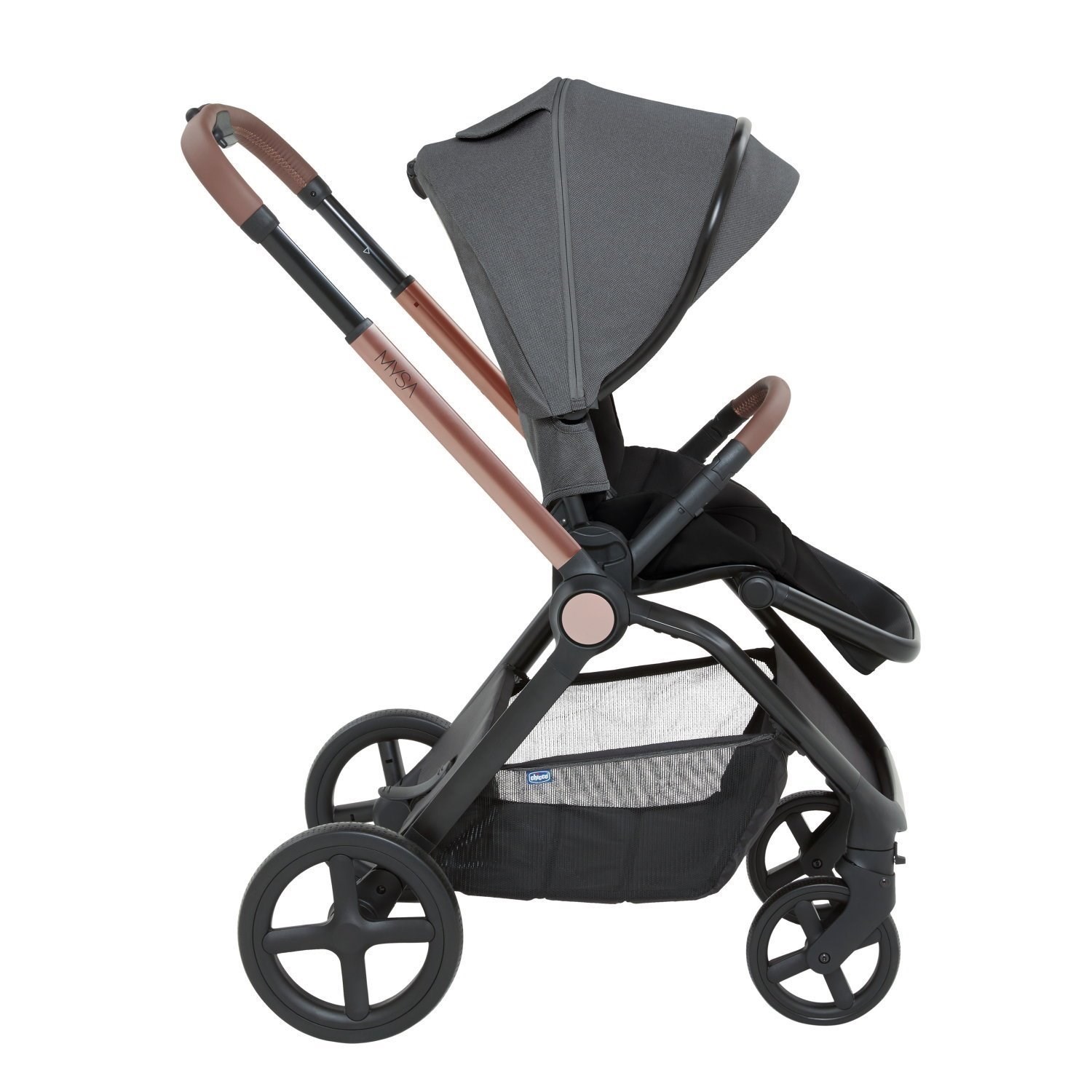 Chicco Duo Mysa Bebek Arabası  Black Satin