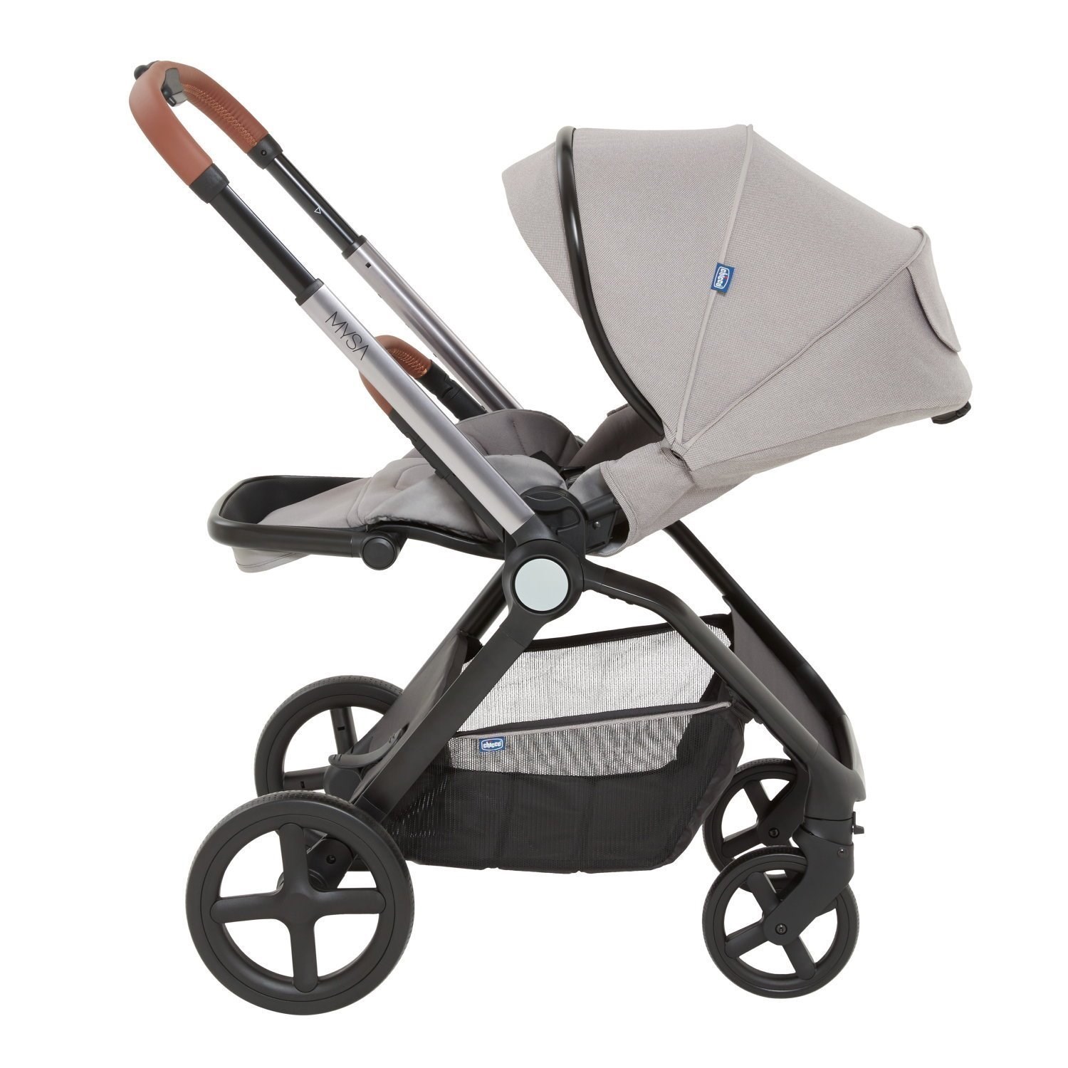 Chicco Duo Mysa Bebek Arabası  Silver Grey