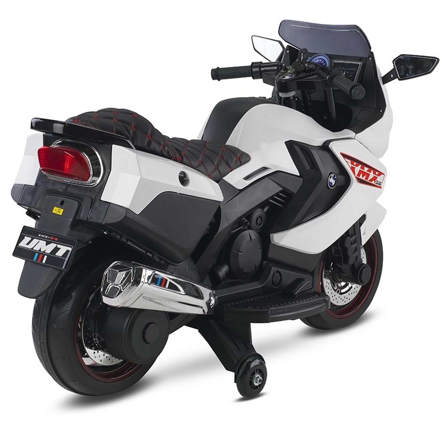 BabyHope Ledli Akülü Motor 438A XMX-316 12V Beyaz