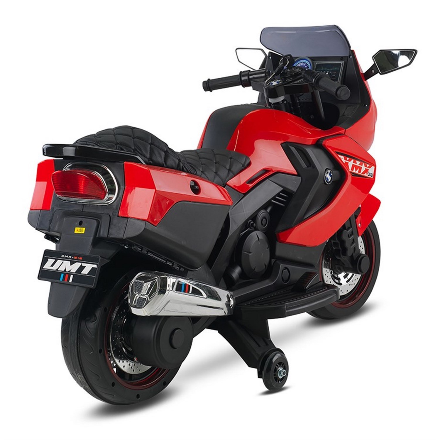 BabyHope Ledli Akülü Motor 438A XMX-316 12V Kırmızı