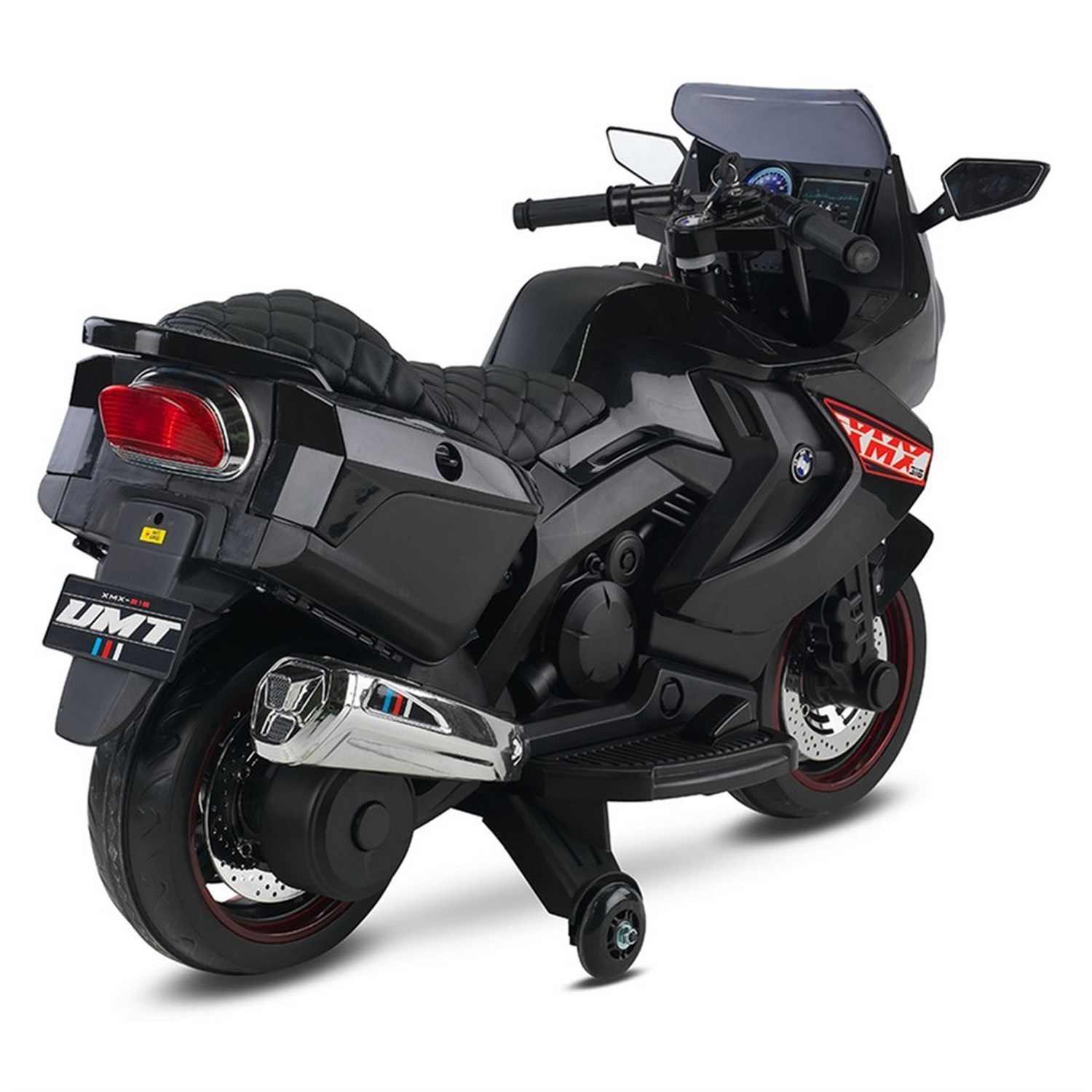 BabyHope Ledli Akülü Motor 438A XMX-316 12V Siyah