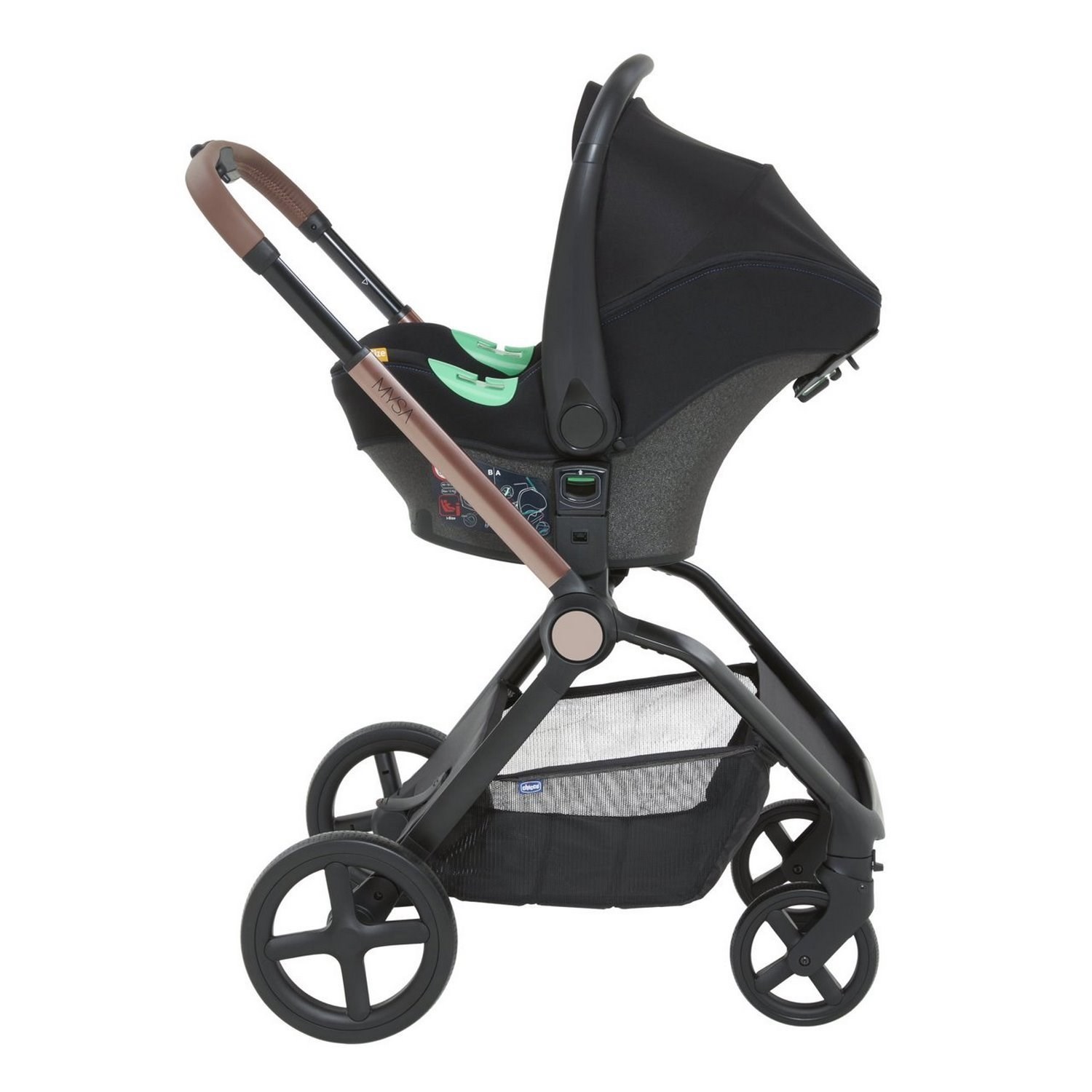 Chicco Mysa Bebek Arabası Adaptörü Black