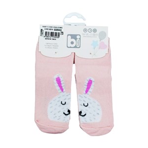Bibaby Rabbit 2'li Bebek Çorap 68216 Pembe