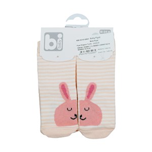 Bibaby Rabbit 2'li Bebek Çorap 68216 Somon
