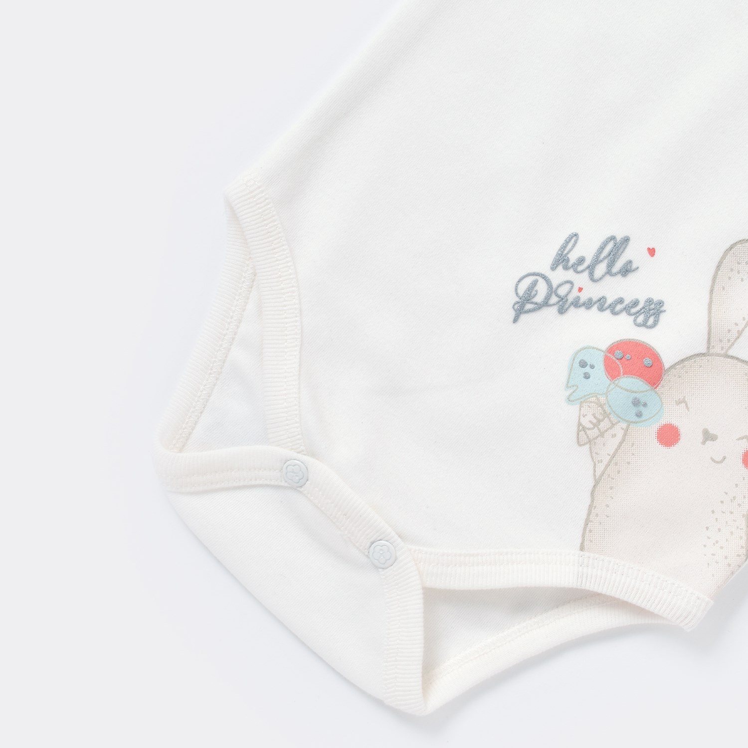 Biorganic Pretty Ears Bunny Bebek Body 56926 Ekru