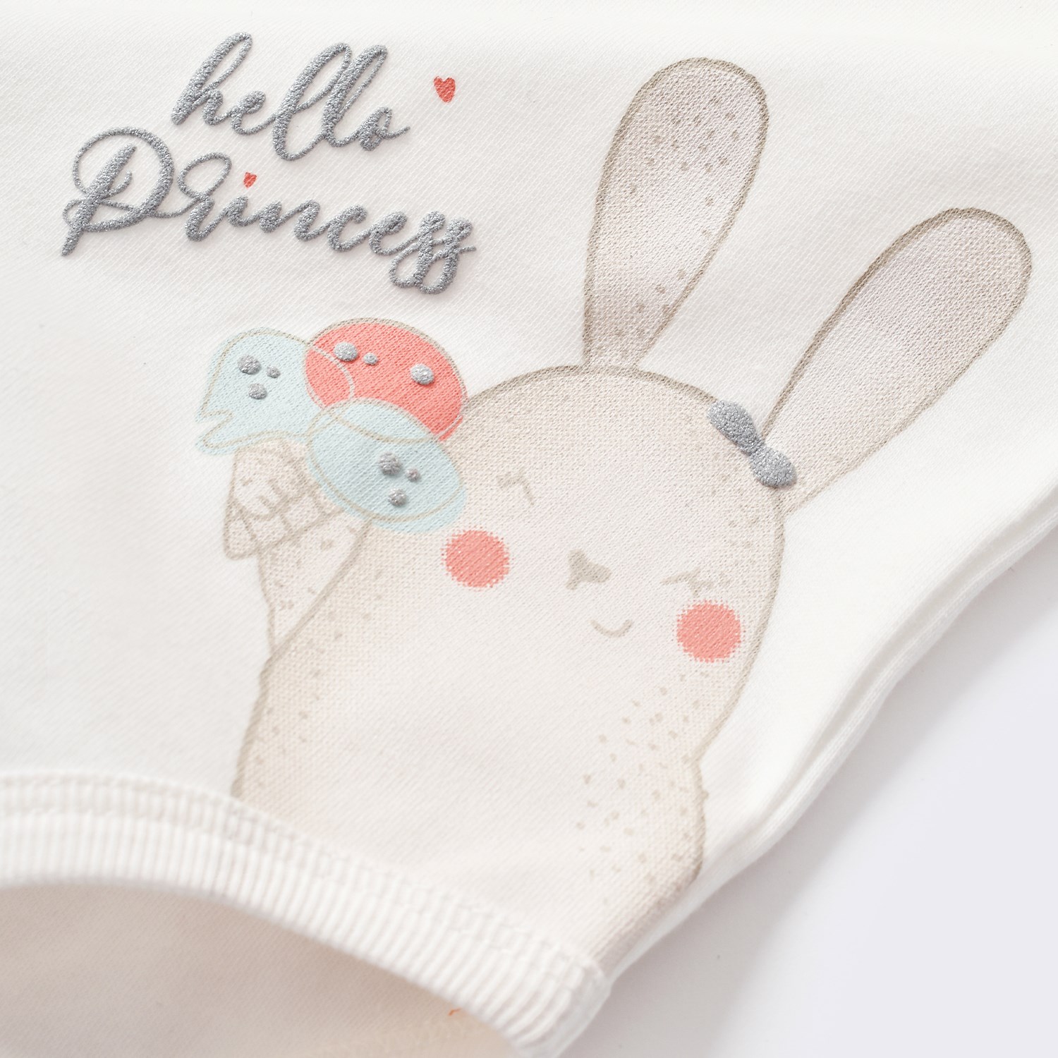 Biorganic Pretty Ears Bunny Bebek Body 56926 Ekru