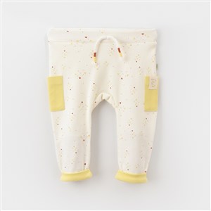 Biorganic Baby Racoon Patiksiz Bebek Pantolonu 57811 Vanilya