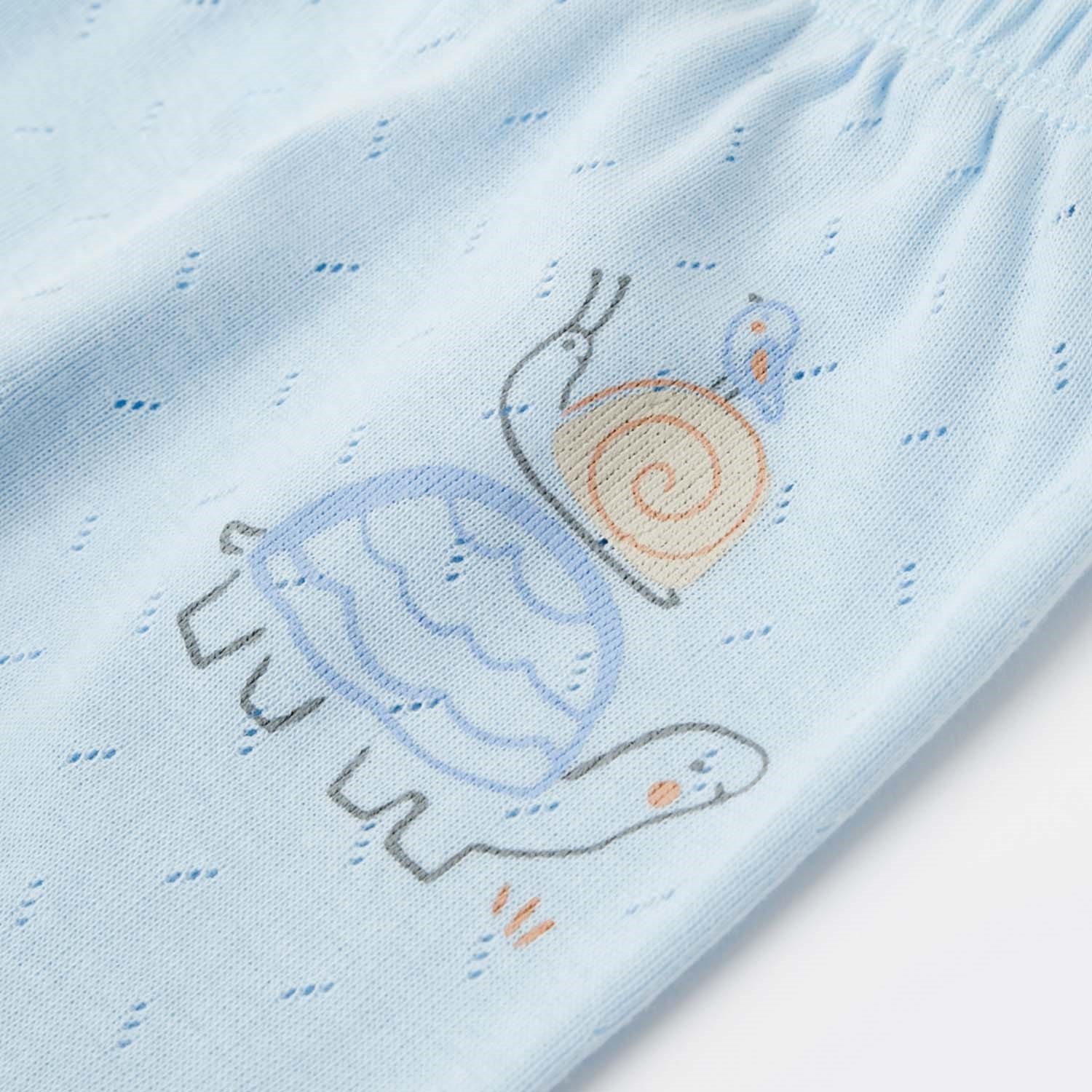 Bibaby Turtle Blues Patikli Bebek Pantolonu 57825 Mavi