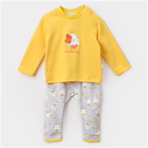 Bibaby Chick And Chick 2'li Bebek Takımı 59721 Sarı-Karmelanj