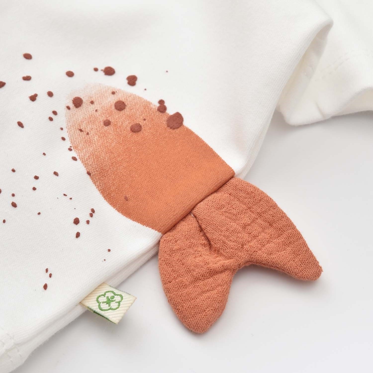 Biorganic Magic Starfish Şortlu 2'li Bebek Takımı 59725 Latte