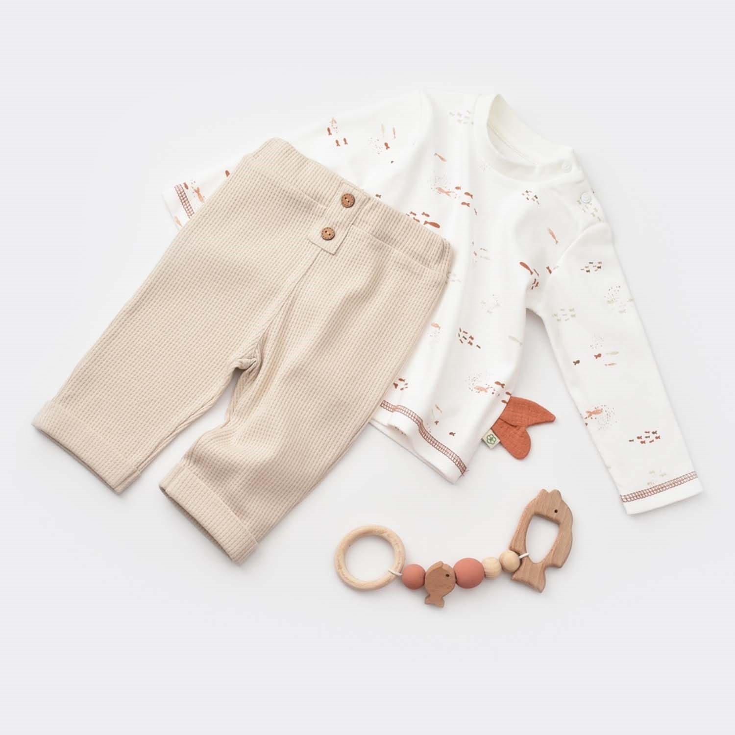 Biorganic Magic Starfish 2'li Bebek Takımı 59726 Latte
