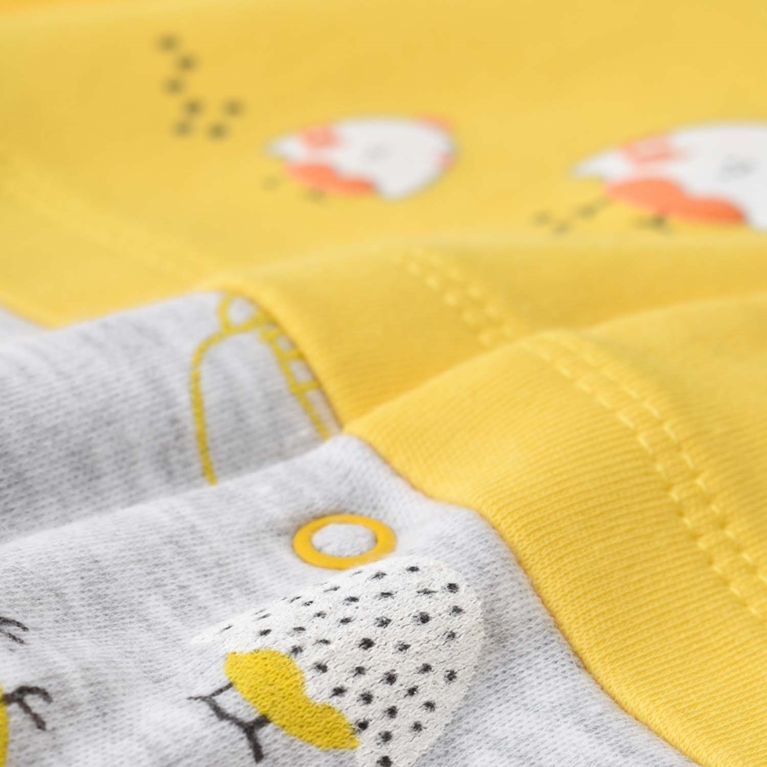 Bibaby Chick And Chick Çoraptolon Bebek Tulumu 60653 Sarı-Karmelanj