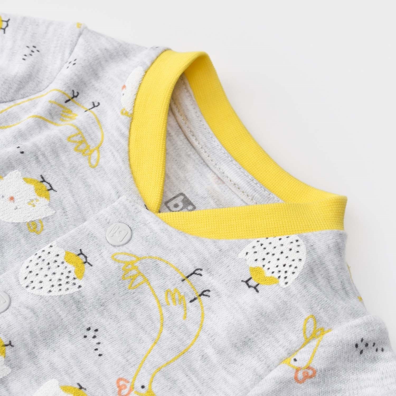 Bibaby Chick And Chick Newborn Bebek Tulumu 60654 Sarı-Karmelanj