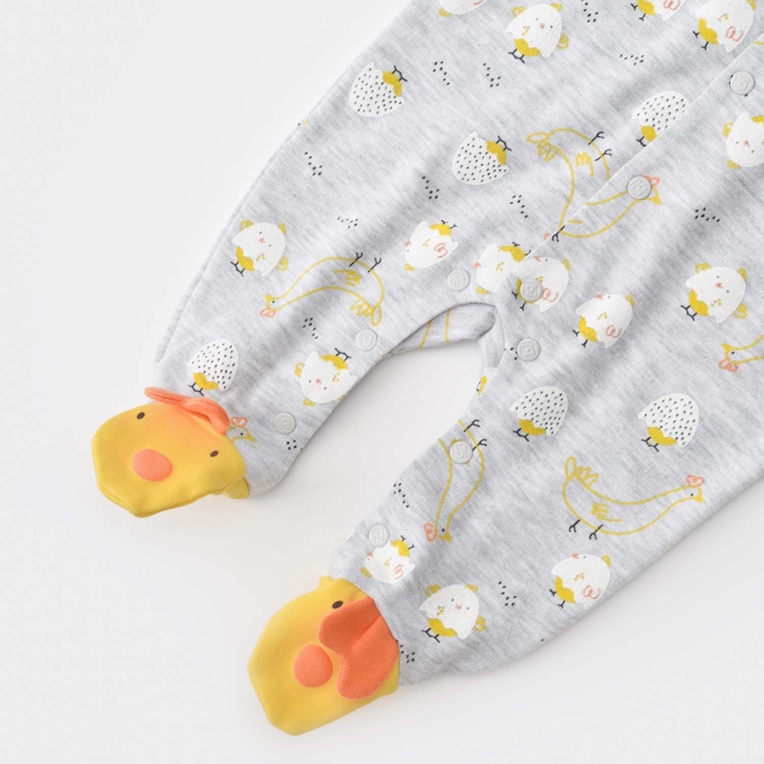 Bibaby Chick And Chick Newborn Bebek Tulumu 60654 Sarı-Karmelanj