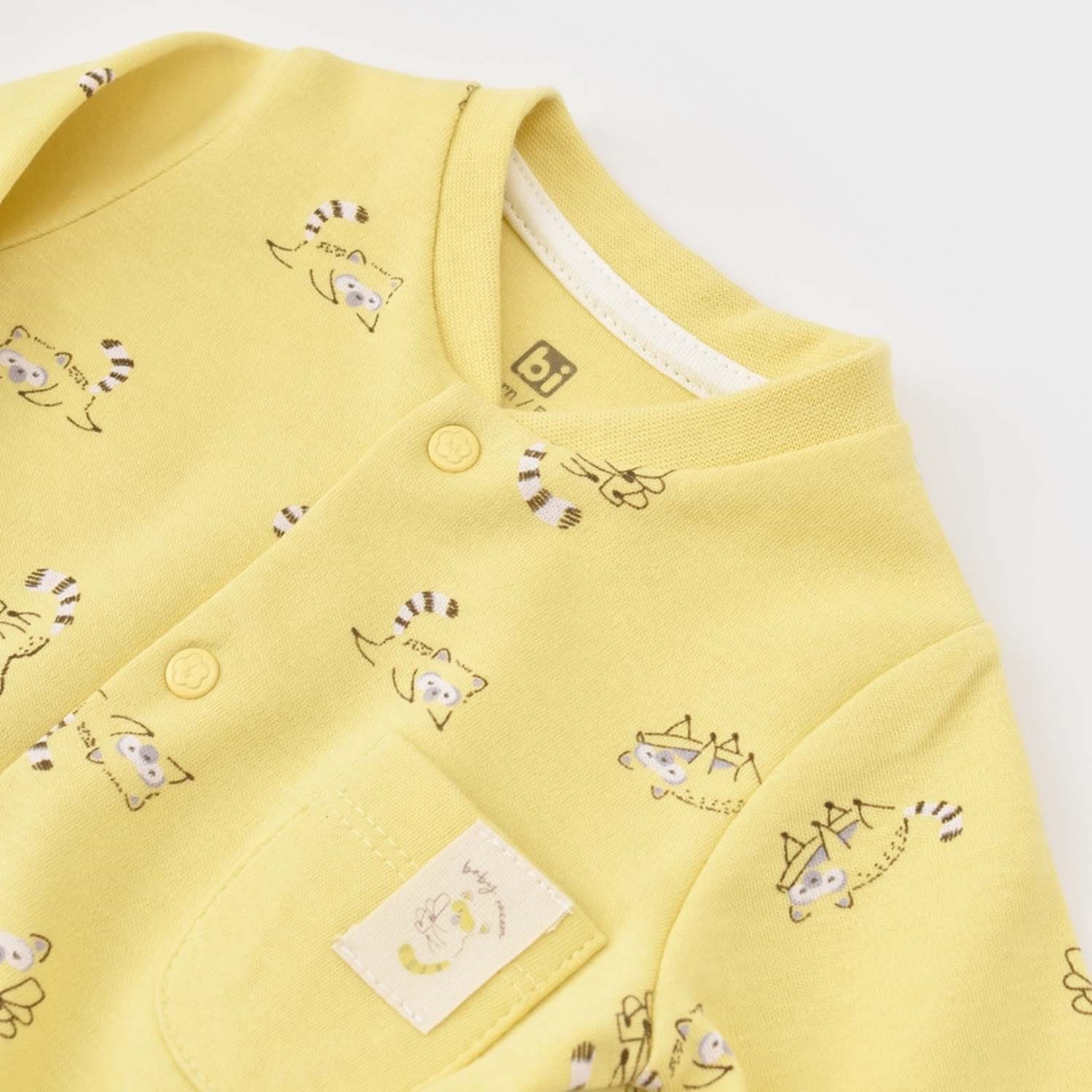 Biorganic Baby Racoon Newborn Bebek Tulumu 60672 Vanilya