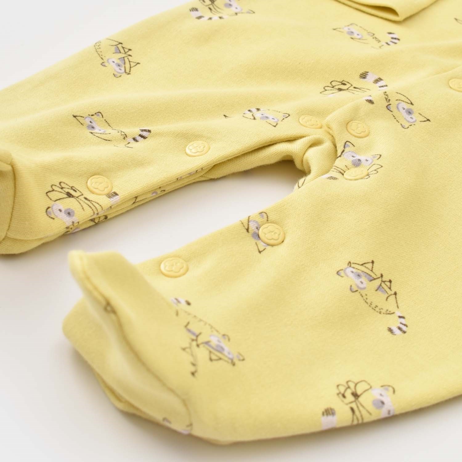 Biorganic Baby Racoon Newborn Bebek Tulumu 60672 Vanilya