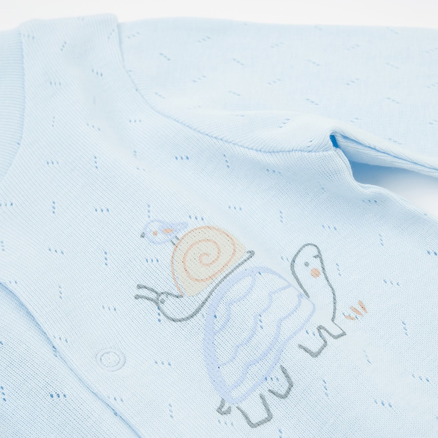 Bibaby Turtle Blues Bebek Tulumu 60686 Mavi