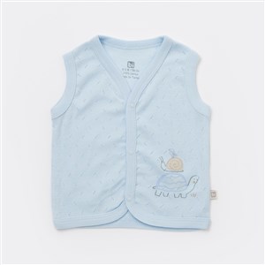 Bibaby Turtle Blues Bebek Yeleği 61470 Mavi