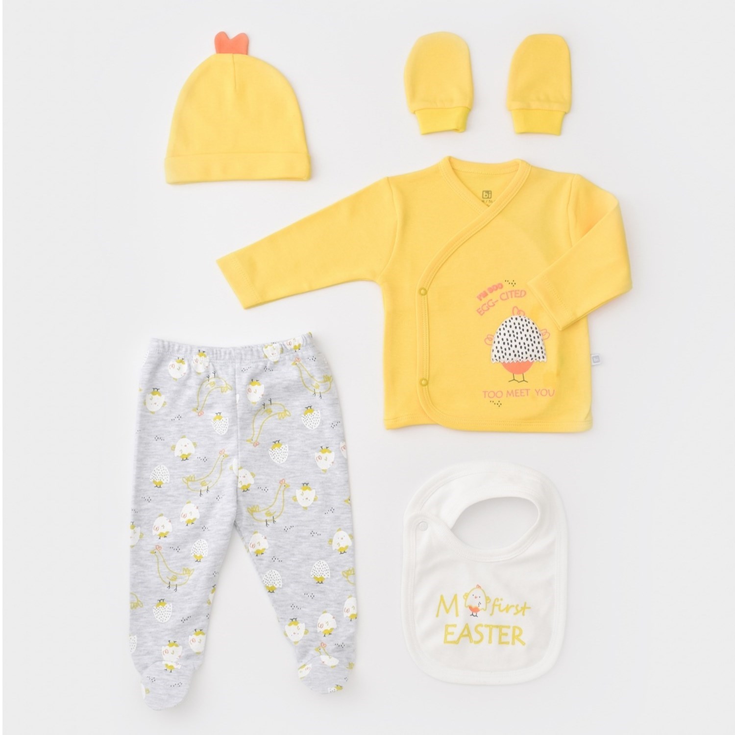 Bibaby Chick And Chick 5'li Bebek Hastane Sarı-Karmelanj