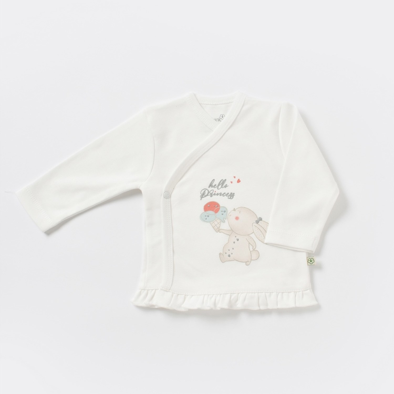 Biorganic Pretty Ears Bunny 10'lu Hastane Çıkış Seti 63215 Ekru-Mint