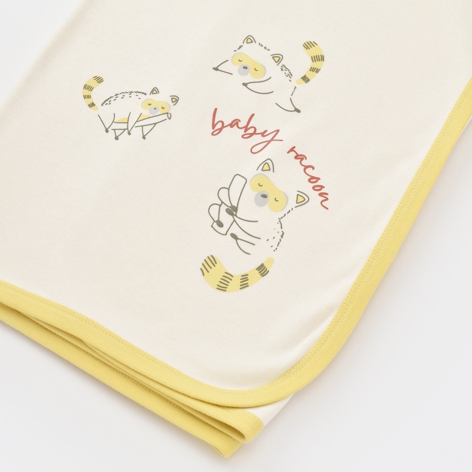 Biorganic Baby Racoon Battaniye 85x90 Cm 64643 Vanilya