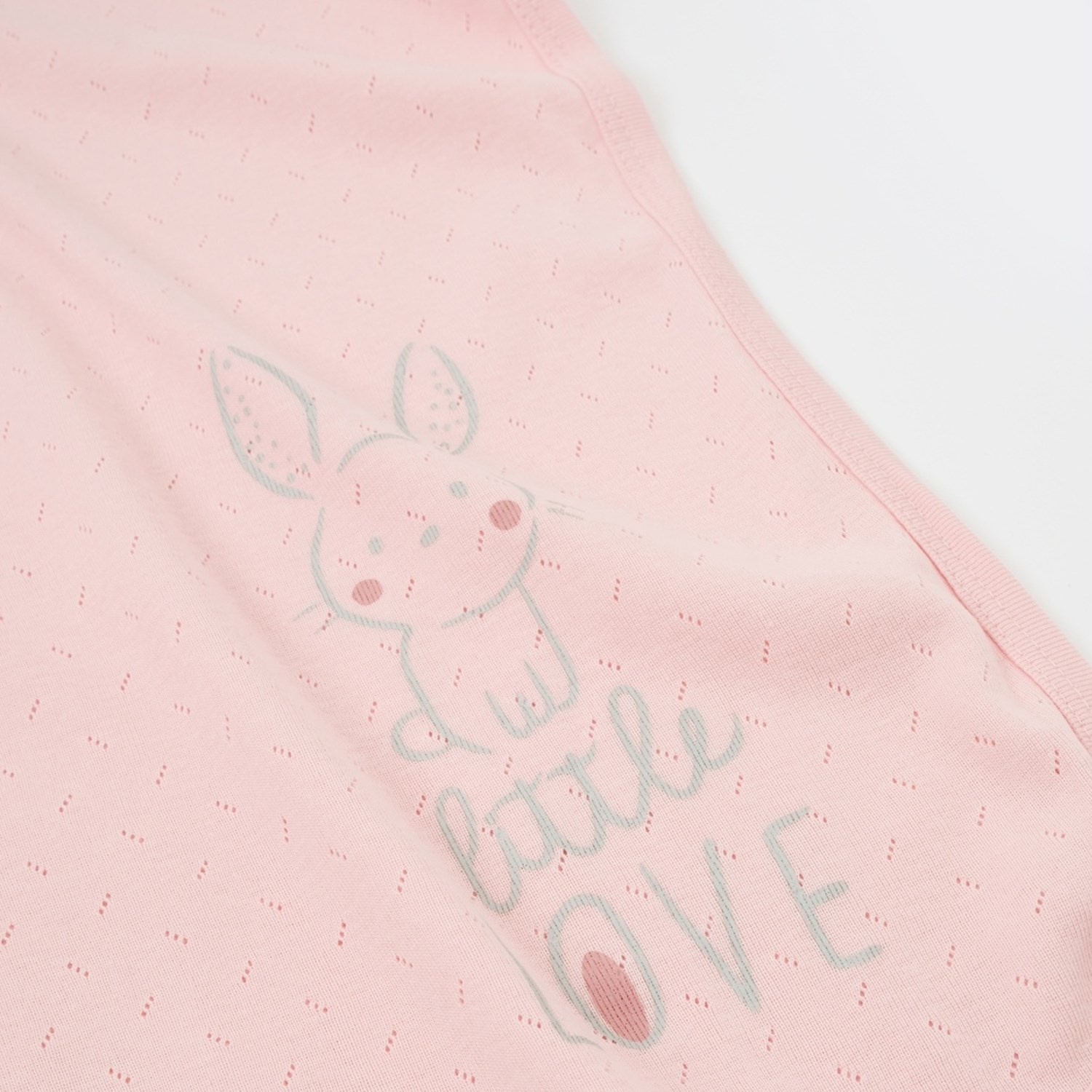 Bibaby Little Rabbit Love Battaniye 85x90 Cm 64653 Pembe