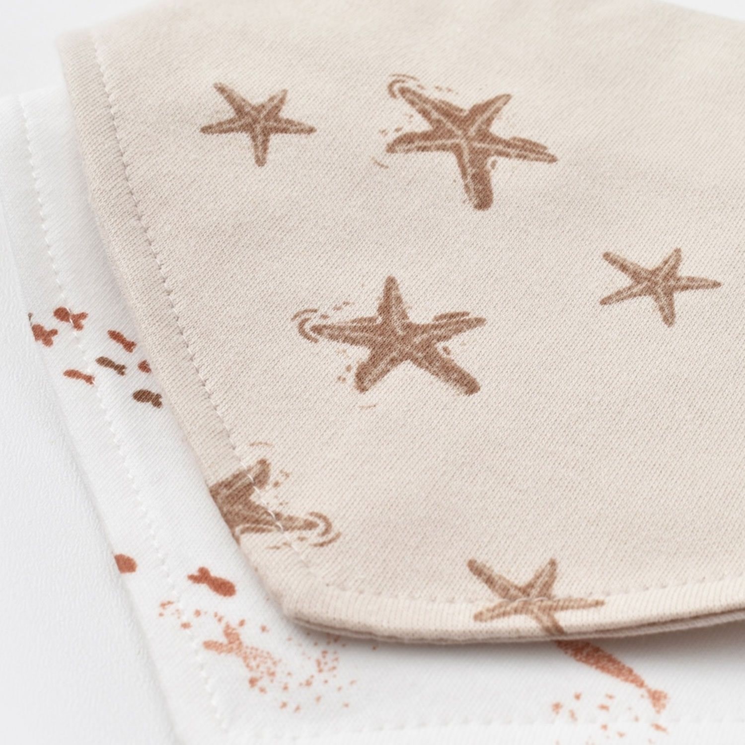 Biorganic Magic Starfish 2'li Bebek Fular Mama Önlüğü 75164 Karamel