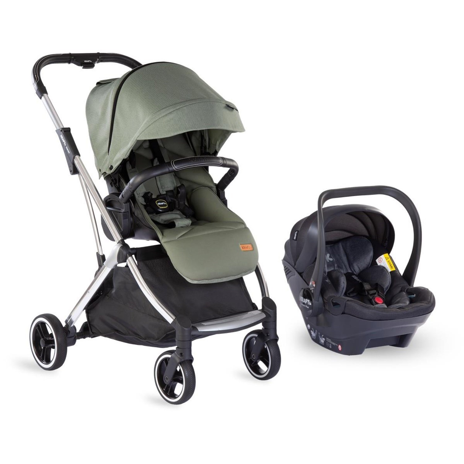 Kraft Kenya Travel Sistem Bebek Arabası Olive