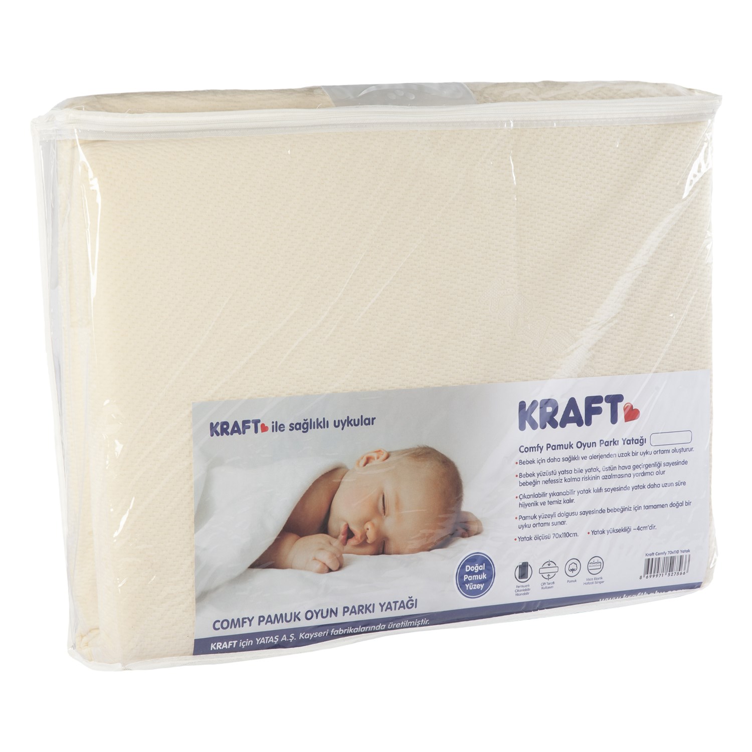 Kraft Comfy Oyun Parkı Yatağı 70x110 cm 