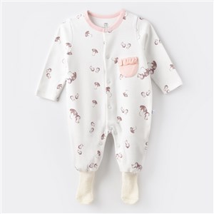 Bibaby Boony Mushroom Çoraptolon Bebek Tulumu 60698 Pembe