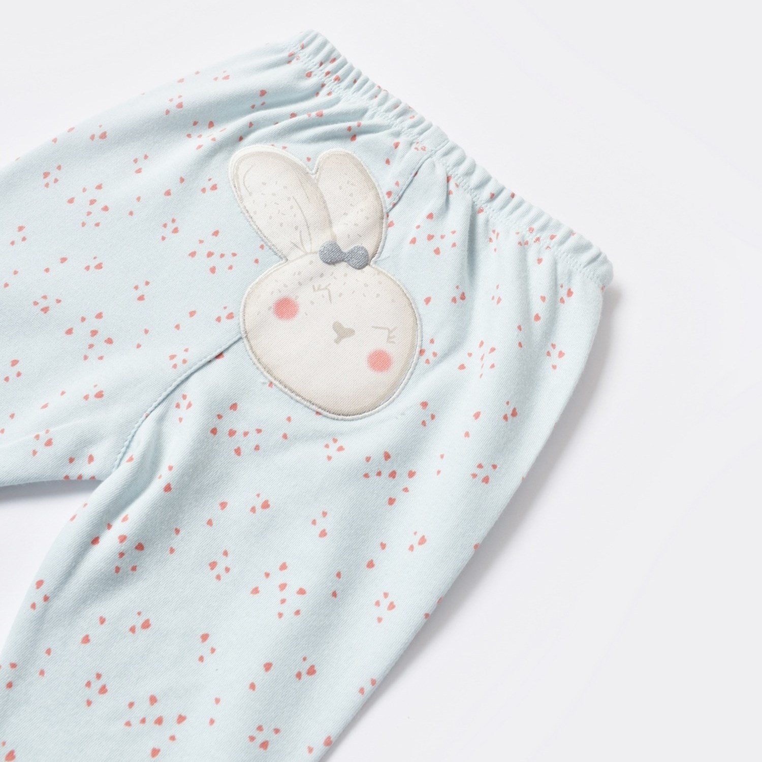 Biorganic Ears Bunny Patikli Bebek Pantolonu 57814 Mint