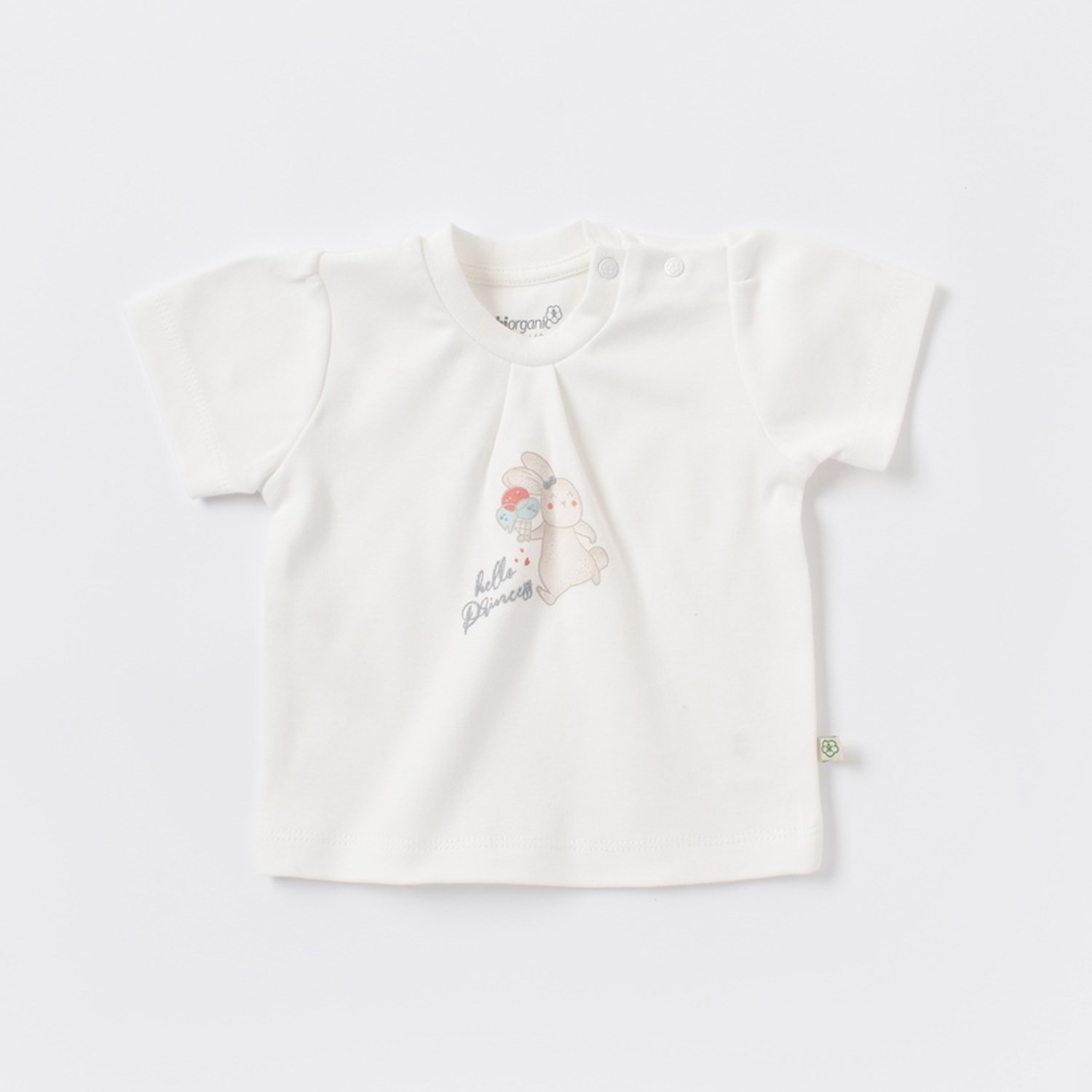Biorganic Ears Bunny 2'li Bebek Takımı 59732 Ekru-Mint